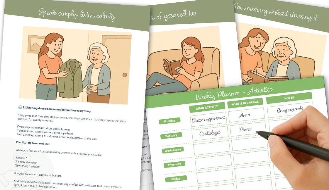 Alzheimer's Caregiver Guide care check list planner copia